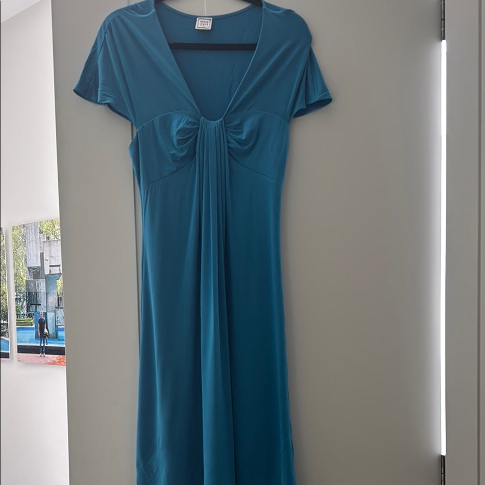 Herve Leger Blue Midi Dress